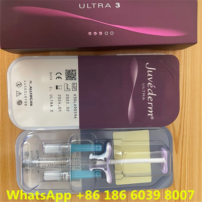 2*1ml/Box 교차 연결 피부 필러 Juvederm 교차 연결 히알루론산 주입