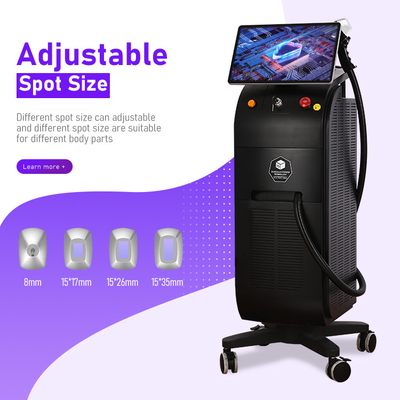 2024 최신 4K 3 웨이브 다이오드 레이저 탈모 기계 755nm 808nm 1064nm 얼음 티타늄 가격