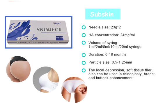 24mg/ml 비수술 순수 히알루론산 가슴 확대 필러