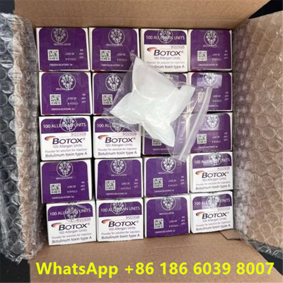 Botulinum Toxin BOTOX 화장품 100 단위 알레르기성 Onabotulinum ToxinA 얼굴 주름