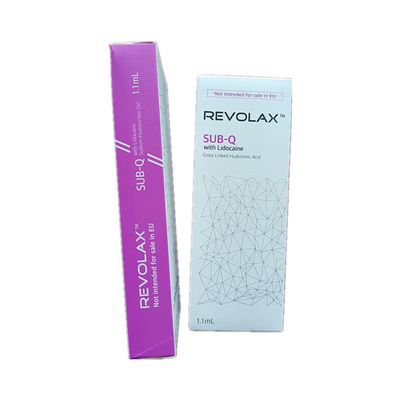 1.1ml Revolax SubQ 크로스 링크드 HA 필러