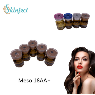 Meso 18AA+ Ha Mesotherapy 솔루션은 주름을 줄이고 세포 성장을 자극합니다.