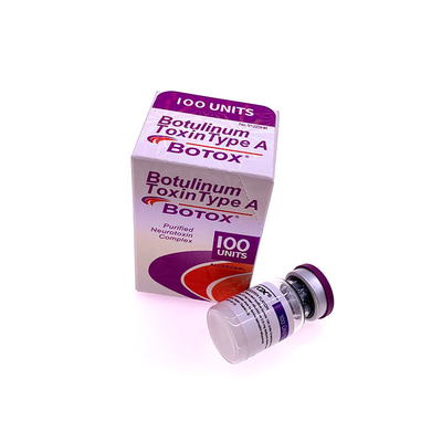 주름 제거를 위한 100 단위 보톡스 Allergan 보툴리눔 독소
