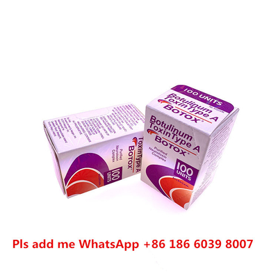 보툴리눔 독소 주름 주입 Allergan Btx 50u 100u 200u 유형 주입