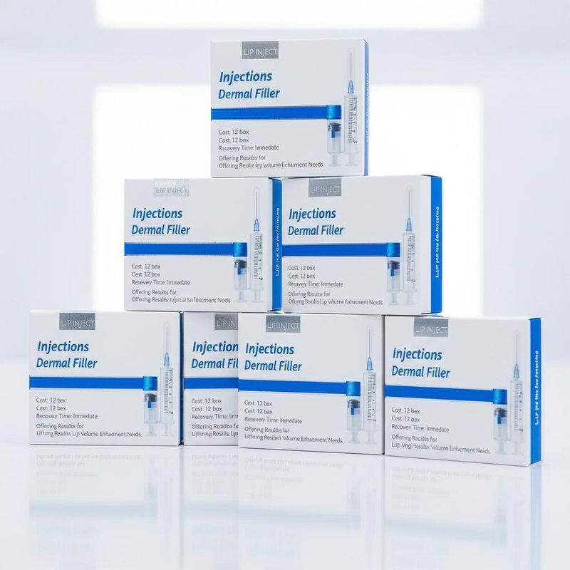 주사 피부 필러 입술 주사 비용 12 상자 회복 시간 즉시 입술 부피 증강 필요에 대한 결과를 제공합니다