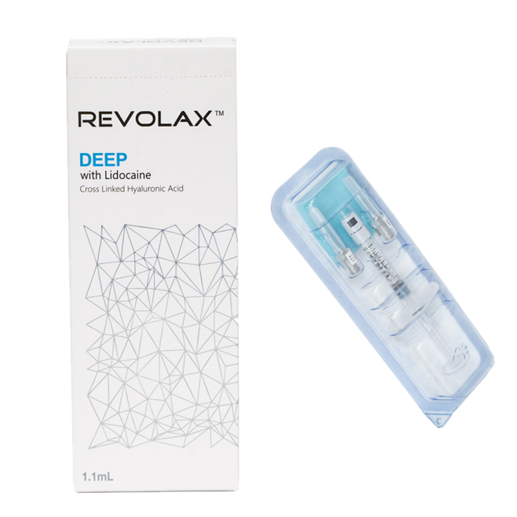 1.1ml Revolax Deep HA Dermal Filler for Deep Facial Wrinkles 입술에 부피를 더합니다
