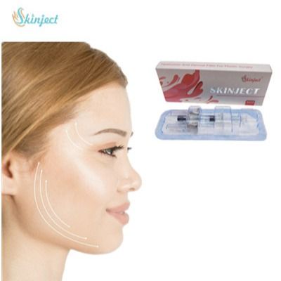코 턱 뺨 충전물 2ml/상자를 위한 교차 연결 히알루론산 젤 주입