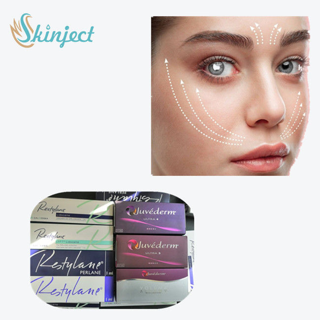 Juvederm Ultra 4 2x1ml 반대로 주름살 얼굴 주입을 위한 교차 연결 피부 충전물