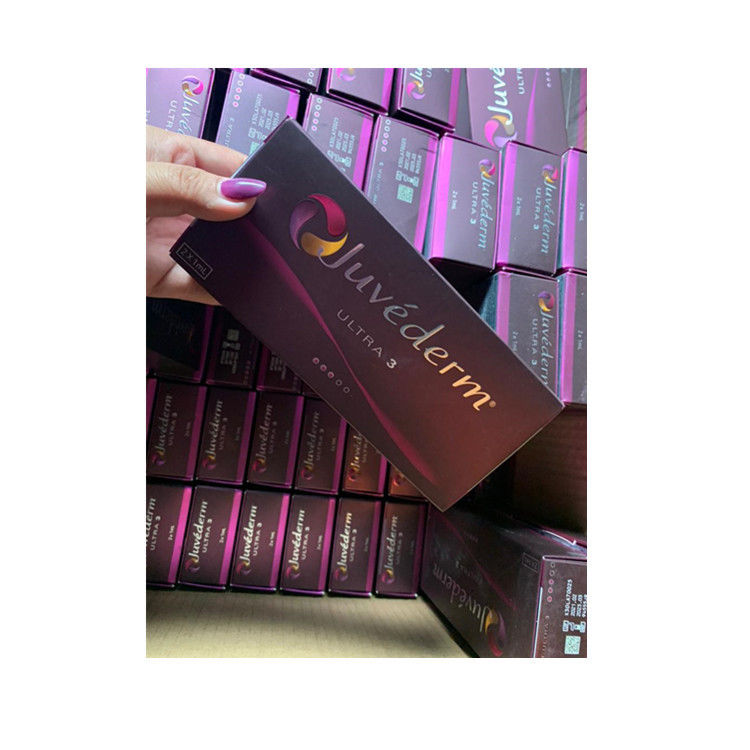 입술을 위한 Juvederm Ultra3 2*1ml 주사기 바늘 히알루론산 피부 충전물 주입 충전물